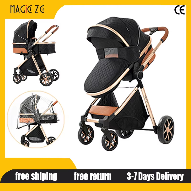 Lightweight Foldable Baby Stroller Compact - Cochecito de Bebé 2 en 1
