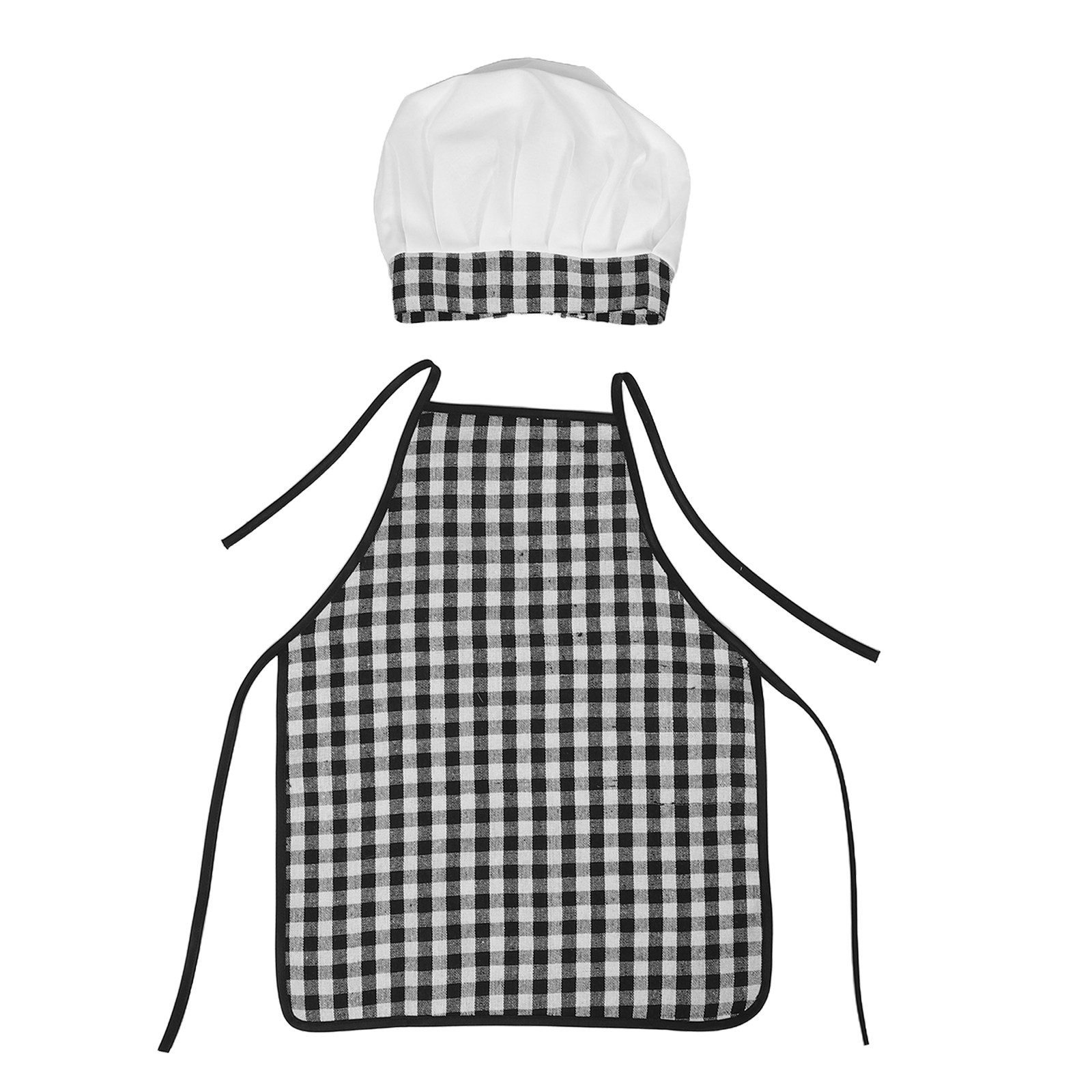 Infant Photography Props Outfit - Conjunto de delantal y gorro de