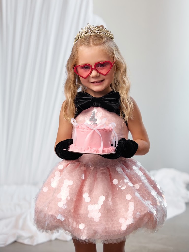Vestido de cumpleaños para niñ - Toddler Girl Tulle Party Dress reseña y precio