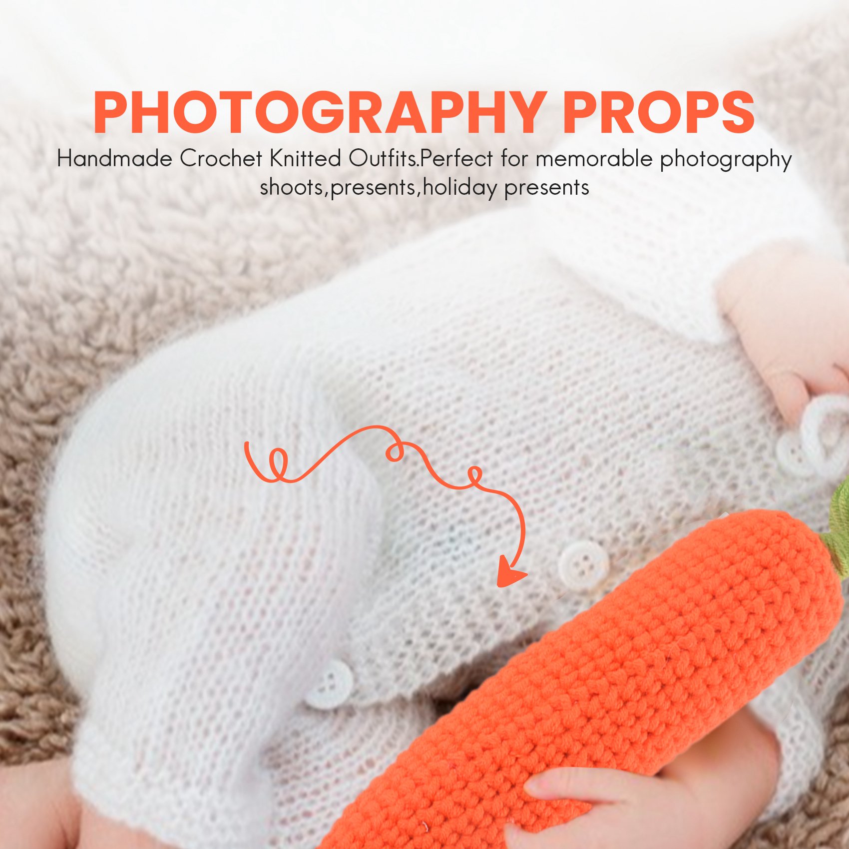 F-3C Accesorios de fotografía  - Infant Photography Props Outfit reseña y precio