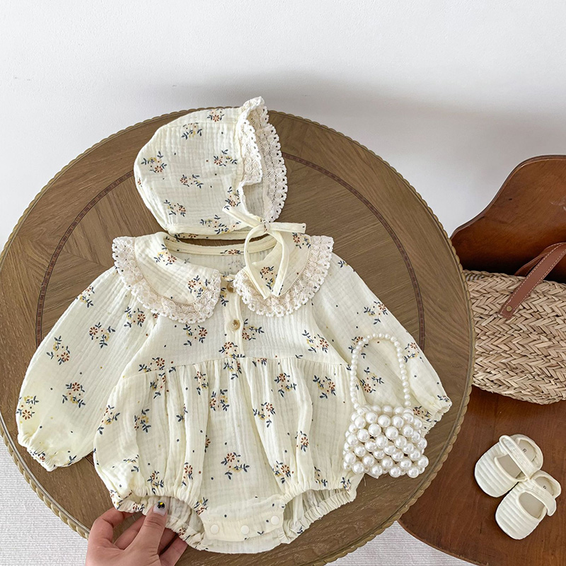 2025 primavera recién nacido b - Newborn Baby Girl Romper Floral reseña y precio