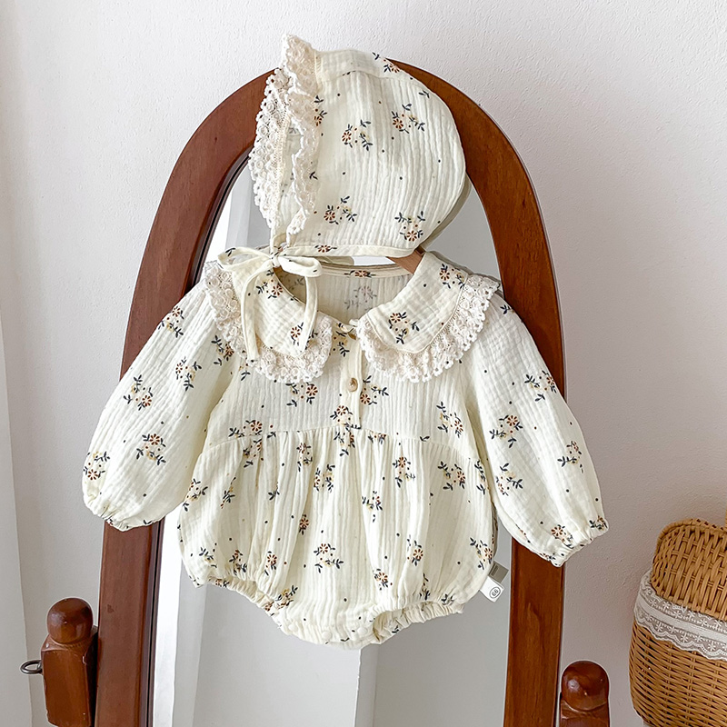 2025 primavera recién nacido b - Newborn Baby Girl Romper Floral reseña y precio