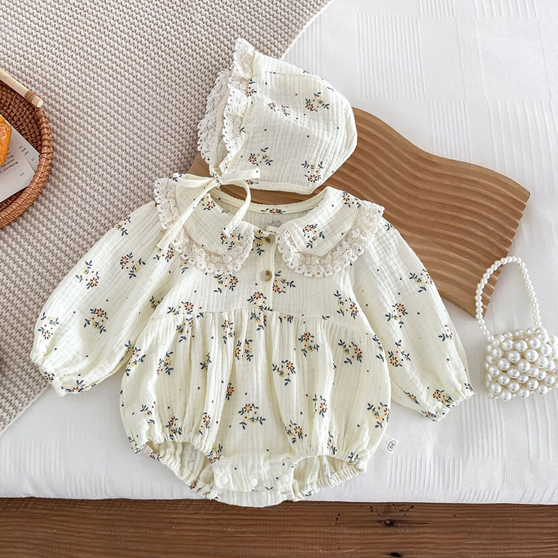 2025 primavera recién nacido b - Newborn Baby Girl Romper Floral reseña y precio