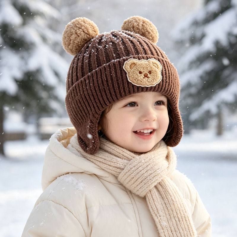 1-10PCS Gorro de Punto con Ore - Infant Beanie Hat With Ears reseña y precio