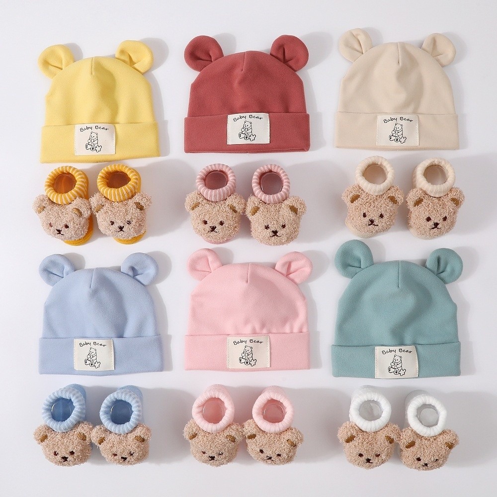 Juego de 2 piezas: gorro y cal - Infant Beanie Hat With Ears reseña y precio