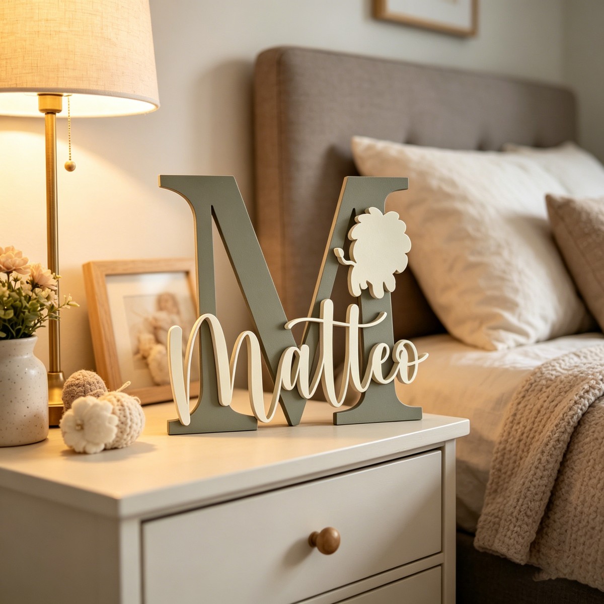 1 Pieza de Placa de Madera Per - Nursery reseña y precio