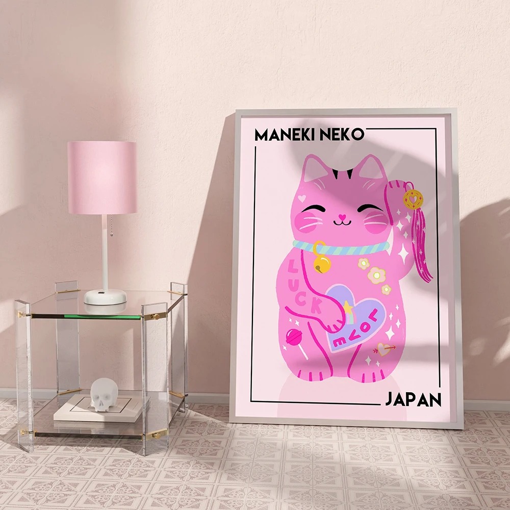 Pintura en lienzo de gato de l - Nursery reseña y precio