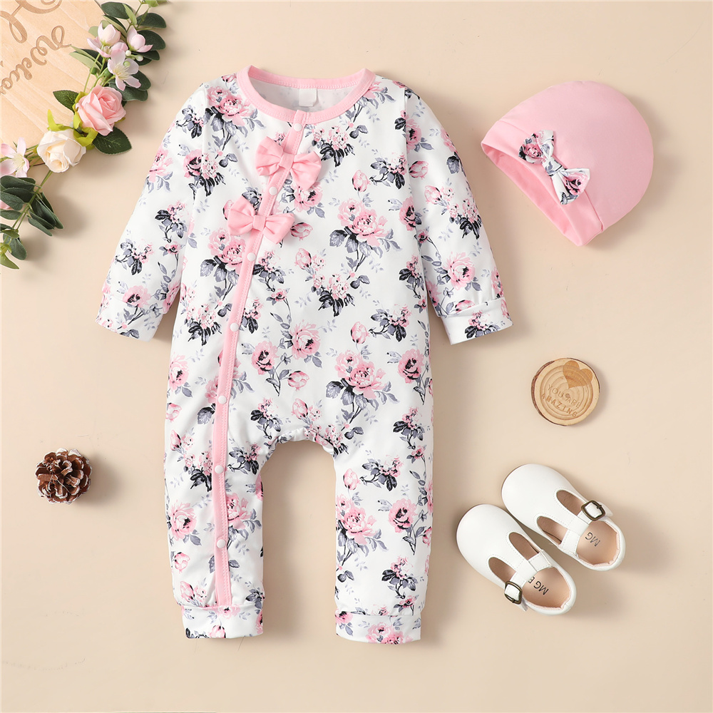 Pelele para niña recién nacida - Newborn Baby Girl Romper Floral reseña y precio